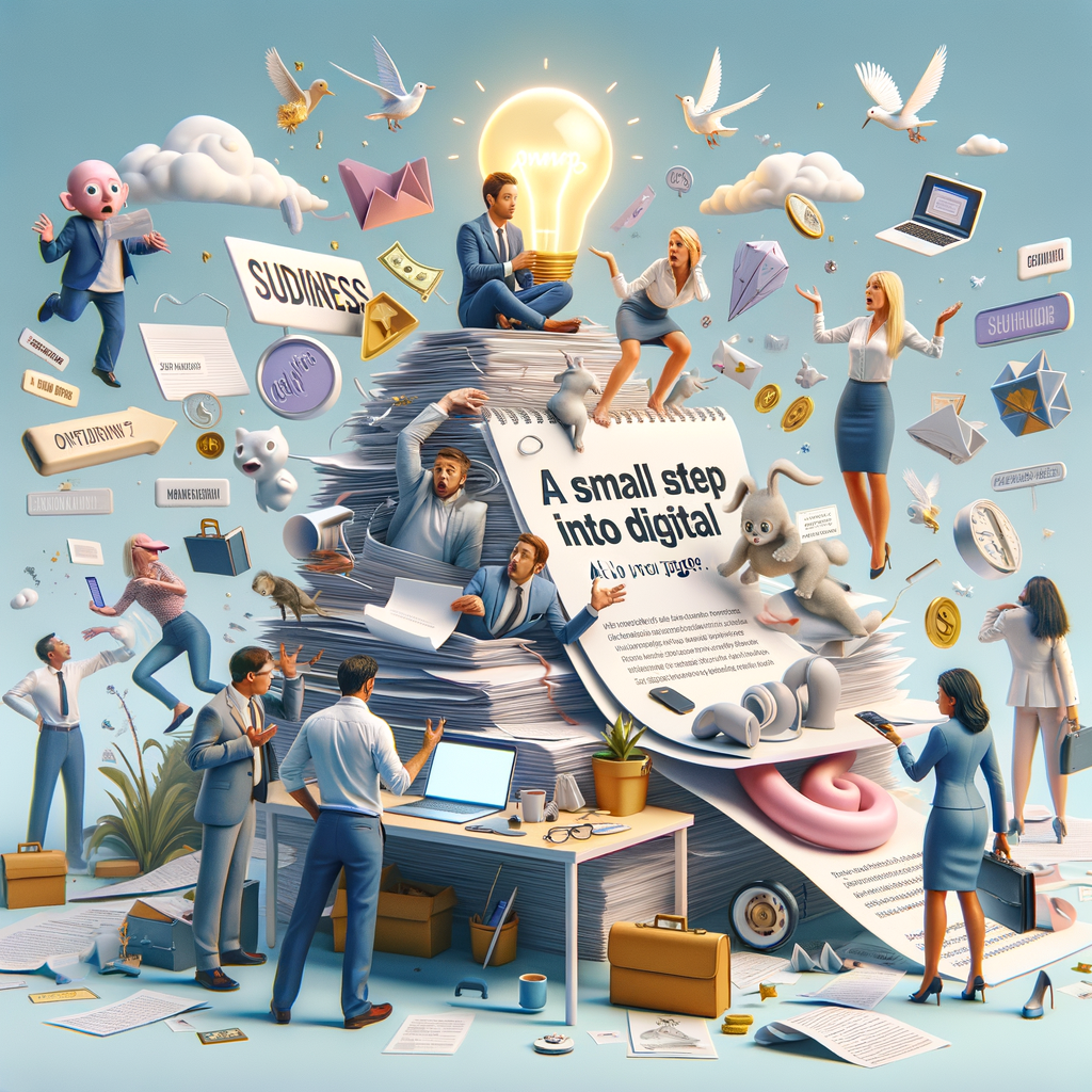 הכי קל להתקדם צעד אחד קטן לדיגיטל